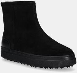 Gant velúr bokacsizma Snowhill fekete, téliesített, lapos talpú, 29543783 G00 - fekete Női 39