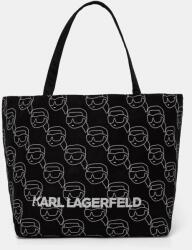 Karl Lagerfeld pamut táska - fekete Univerzális méret - answear - 22 390 Ft