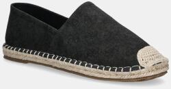 Guess espadrilles velúrból ELCHE fekete, FMJELC FAB14 - fekete Férfi 45