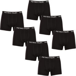 Pietro Filipi 7PACK boxeri bărbați Pietro Filipi negri (7PBC2) L (182310)
