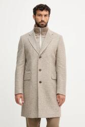 HUGO BOSS gyapjú kabát barna, 50551612 - barna 50