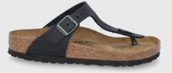 Birkenstock nubuk papucs Gizeh fekete, 845251 - fekete Női 44