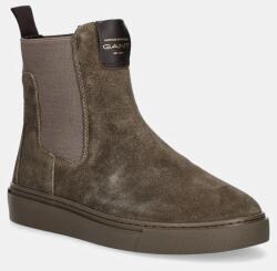 Gant magasszárú cipő velúrból Julice barna, női, lapos talpú, 29553660 G135 - barna Női 36