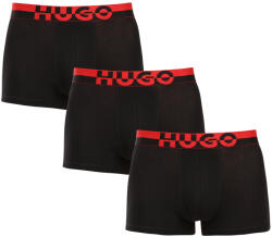 HUGO 3PACK boxeri bărbați HUGO negri (50545667 001) XL (182430)