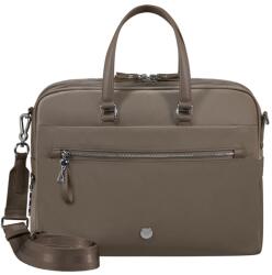 Samsonite KARISSA EVO mogyoró színű két részes, 15, 6"-os laptoptartós női aktatáska 151685-1618 - minosegitaska
