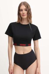 HUGO póló otthoni viseletre fekete - fekete L