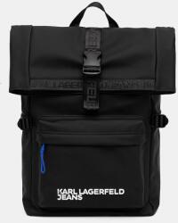 Karl Lagerfeld Jeans hátizsák fekete, nagy, sima, A3M30246 - fekete Univerzális méret