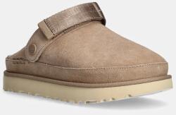 Ugg gyerekpapucs velúrból Goldenstar Clog bézs, női, platformos, 1138252-SAN - bézs Női 41