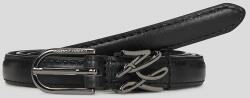 Karl Lagerfeld bőr öv - fekete 75 - answear - 26 490 Ft