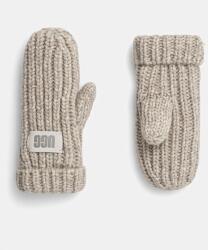 Ugg gyerek kesztyű gyapjúkeverékből CHUNKY MITTEN - szürke Univerzális méret - answear - 18 990 Ft