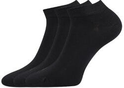 Lonka 3PACK șosete Lonka scurte negre (Esi) L (182697)