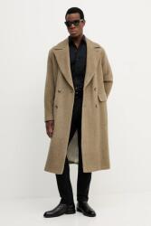 HUGO BOSS gyapjú kabát zöld, 50550743 - zöld 54