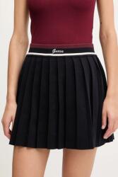 Guess gyapjú szoknya SABINA sötétkék, mini, harang alakú, V5BD02 Z1152 - sötétkék M