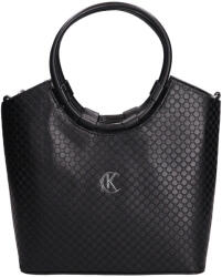 Karen rostbőr táska 1722 fekete mintás