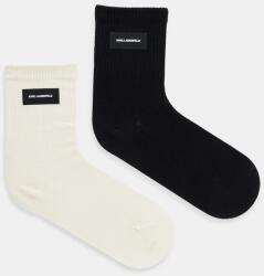 Karl Lagerfeld zokni 2 pár fekete, A1W47155 - fekete Univerzális méret