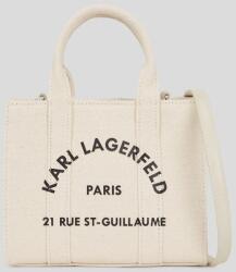 Karl Lagerfeld pamut táska - bézs Univerzális méret - answear - 31 590 Ft