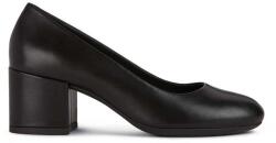 Geox bőr flip-flop D ELEANA fekete, magassarkú, D26TWA 00085 C9999 - fekete Női 39.5