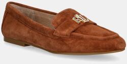 Lauren Ralph Lauren velúr mokaszin Averi III barna, lapos talpú, 802946809014 - barna Női 37