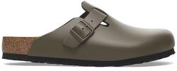 Birkenstock bőr papucs Boston - zöld Női 44