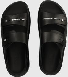 Karl Lagerfeld bőr papucs KAPRI MENS fekete, férfi, KL52504 - fekete Férfi 40