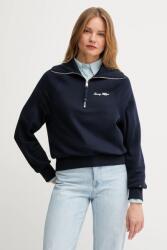 Tommy Hilfiger felső sötétkék, sima, WW0WW46632 - sötétkék XS