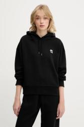 KARL LAGERFELD pamut melegítőfelső - fekete XS - answear - 51 990 Ft