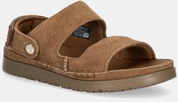 Ugg gyerekpapucs velúrból GOLDENSTAR GLIDE - barna 35