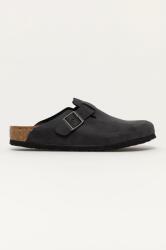 Birkenstock nubuk papucs Boston SFB fekete, 59461 - fekete Férfi 41