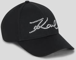 Karl Lagerfeld pamut baseball sapka - fekete Univerzális méret - answear - 22 990 Ft
