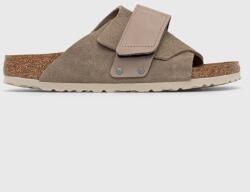 Birkenstock papucs velúrból - szürke Női 40