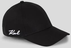 Karl Lagerfeld pamut baseball sapka - fekete Univerzális méret - answear - 20 990 Ft