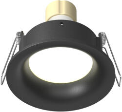 Maytoni spotlámpa Technical Slim Beépíthető spotlámpa -DL088-GU10-RD-B IP65 fekete Ø8.5cm mag 4cm (DL088-GU10-RD-B)