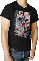HYBRIS Tricou bărbați Lynyrd Skynyrd - Live Free - Black - HYBRIS - PA-1-LYSKY004-40871-BK