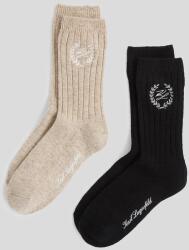 Karl Lagerfeld zokni gyapjúkeverékből 2 pár A3W47035 - többszínű Univerzális méret