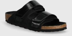 Birkenstock bőr papucs Uji fekete, női, 1026570 - fekete Női 37