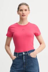 Pinko pamut póló - piros S - answear - 20 990 Ft