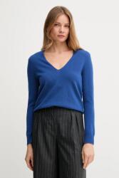 Benetton gyapjú pulóver - kék XL - answear - 22 990 Ft