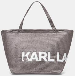 Karl Lagerfeld pamut táska - ezüst Univerzális méret