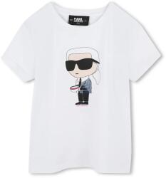 KARL LAGERFELD gyerek pamut póló - fehér 162 - answear - 16 990 Ft