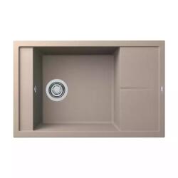 Elleci - Mosogatótálca Unico 305 78x50 Granitek egymedence + csepptálca G43 Tortora (LGU30543) - ellecimarkabolt