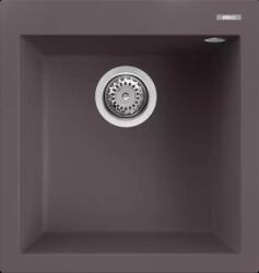 Elleci - Mosogatótálca Quadra 102 47x50 Keratek 1 m. K87 Cocoa (LKQ10287)