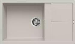 Elleci - Mosogatótálca Unico 410 86x50 Granitek egymedence + csepptálca G39 Bianco soft (LGU41039)