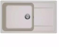 Elleci ELLECI- Mosogatótálca Life 410 86x50 Granitek 1m. +cseppt. Bianco soft G39 AM (LG241039) - ellecimarkabolt