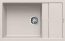 Elleci - Mosogatótálca Unico 310 78x50 Granitek egymedence + csepptálca G39 Bianco soft (LGU31039)
