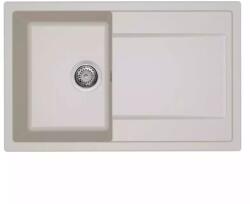 Elleci ELLECI- Mosogatótálca Life 300 79x50 Granitek 1m. +cseppt. G39 Bianco soft (LG230039) - ellecimarkabolt