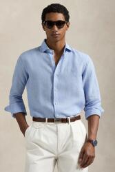 Ralph Lauren len ing galléros, regular, 710968971 - kék M