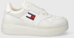 Tommy Hilfiger sportcipő TJW RETRO BASKET FLATFORM ESS fehér, EN0EN02506 - fehér Női 39