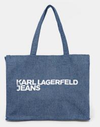 Karl Lagerfeld Jeans pamut táska - kék Univerzális méret