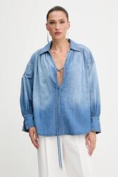 PINKO farmer blúz sima, 104630 A2DT - kék S