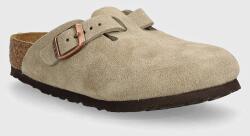 Birkenstock gyerekpapucs velúrból Boston bézs, 1027875 - bézs 30